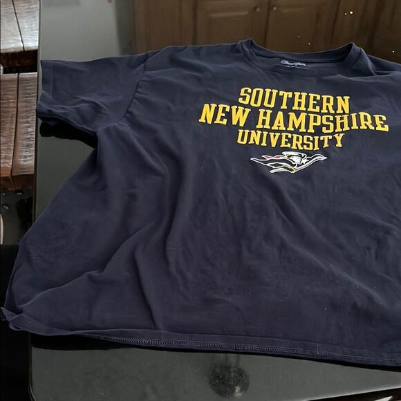 Champion Blue Short Sleeve Tee with Collegiate Style SNHU - Picture 2 of 3